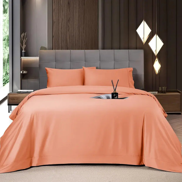 [Mother'S Day Deals]4/6 PCS Queen Sheet Set, Breathable Luxury Comfy Breathable & Cooling Bed Sheets,Rayon Derived from Bamboo,Silky Bedding Sheets & Pillowcases,Gift for Moms