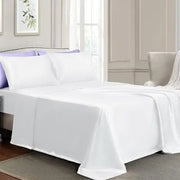 Sheets Full Size - 4 Pieces Luxury Silky Soft Bed Sheets, Wrinkle-Free Satin Silk Sheet Set with 1 Deep Pocket Fitted Sheet, 1 Flat Sheet, 2 Pillow Cases Free Shipping Get Yours Now at Sale Price