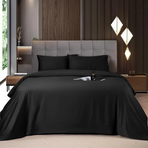 [Mother'S Day Deals]4/6 PCS Queen Sheet Set, Breathable Luxury Comfy Breathable & Cooling Bed Sheets,Rayon Derived from Bamboo,Silky Bedding Sheets & Pillowcases,Gift for Moms