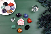 Chakra Stones & Healing Crystals Set，Chakra Crystal Ball for Healing, Meditation, Chakra Balance or Ritual (Ball-14 Pcs)