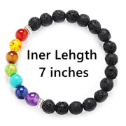 Jewelry Chakra Bracelet Balance Beads Reiki Buddha Prayer Natural Stone Yoga Bracelet Jewelry Men Ladies Bracelet Reiki Jewelry 2 Pieces