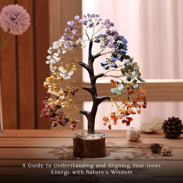 Crystal Tree of Life - Feng Shui Tree - Office Gifts - 7 Chakra Tree - Spiritual Items - Chakra Gifts - Energy Crystals - Spiritual Trees - Crystals - Gem Tree - House Warming Gifts New Home Women