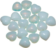 Healing Crystal 0.5 Inch Opalite Carved Worry Stone Chakra Reiki Balancing(Pack of 10)